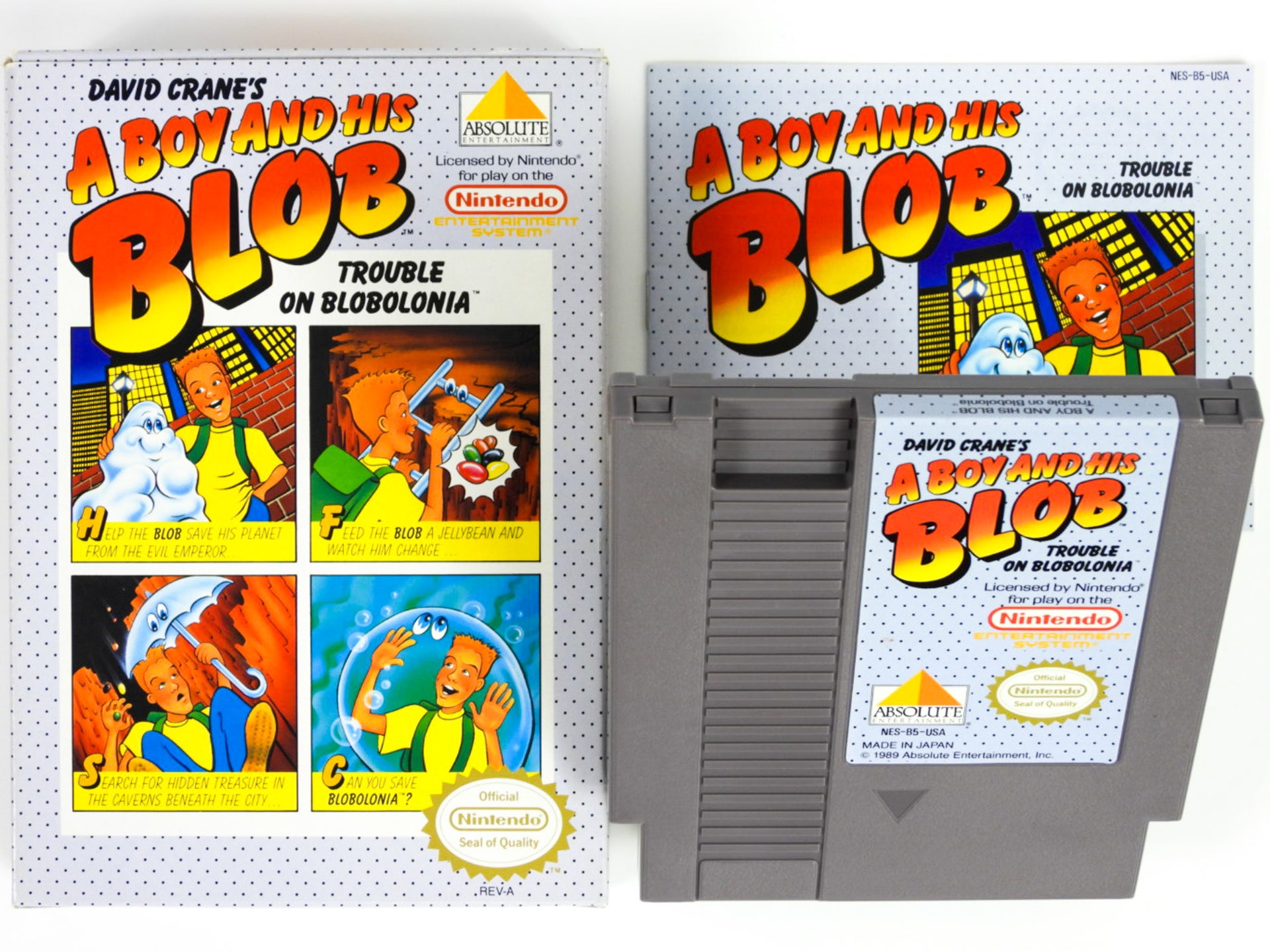 A Boy and His Blob Trouble on Blobolonia (Nintendo NES) – Retro MTL