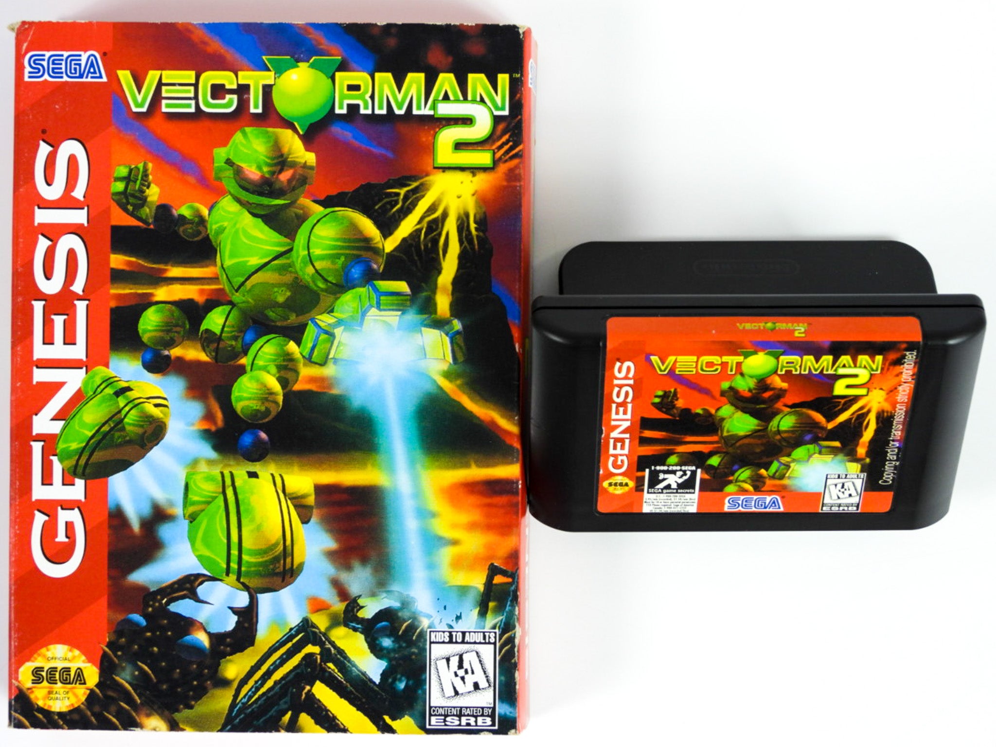 Vectorman 2 [Cardboard Box] (Sega Genesis) – RetroMTL