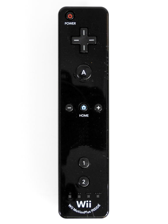 Black Wii Remote Plus (Nintendo Wii)
