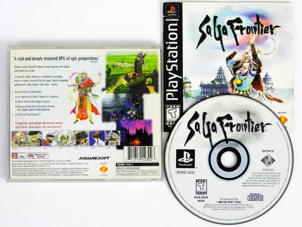 Saga Frontier Sur Sony Playstation 1 (PS1) - Version US NTSC - Bon état