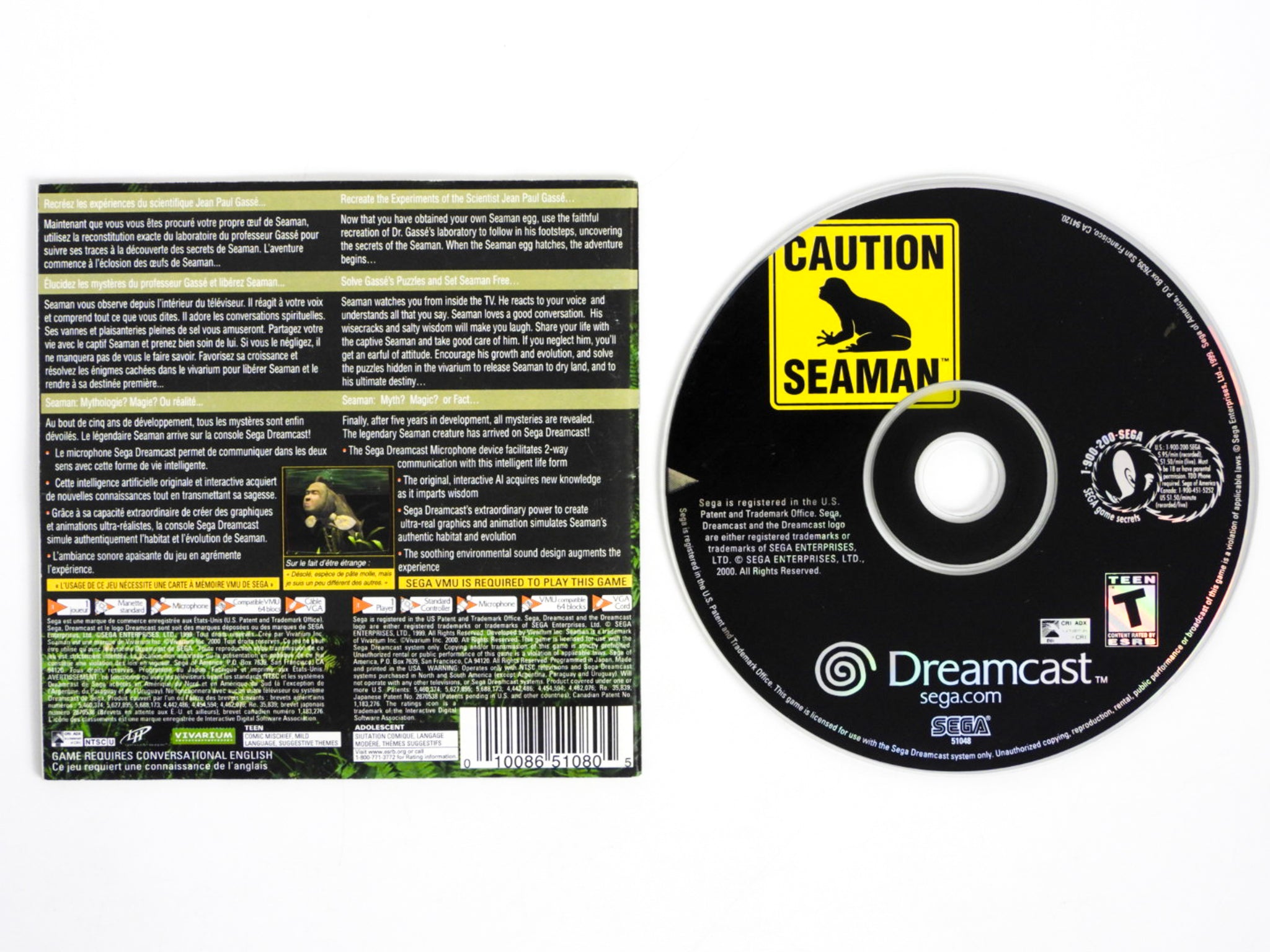 Seaman Sega Dreamcast Retro MTL seaman-sega-dreamcast-retro-mtl