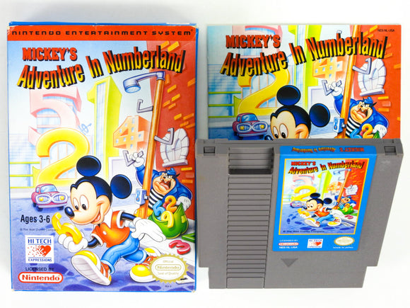 Mickey's Adventure In Numberland (Nintendo / NES)