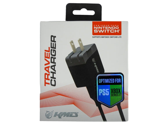 Travel Charger 6ft AC [KMD] (Nintendo Switch)
