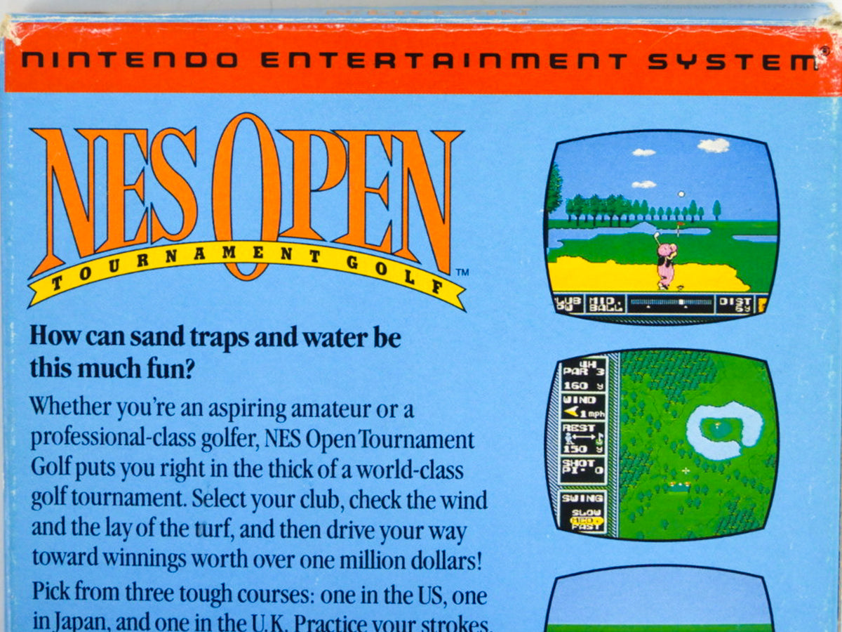 NES Open Tournament Golf (Nintendo / NES) – Retro MTL