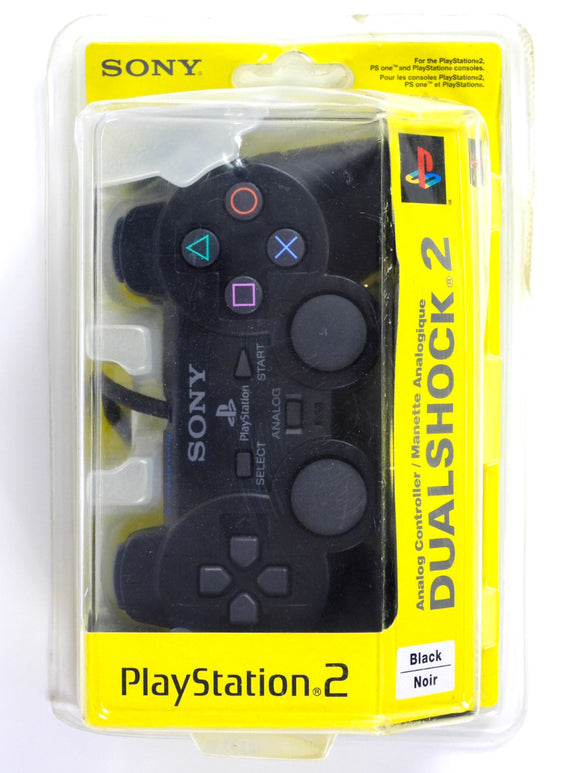 Black DualShock Controller (Playstation 2 / PS2)