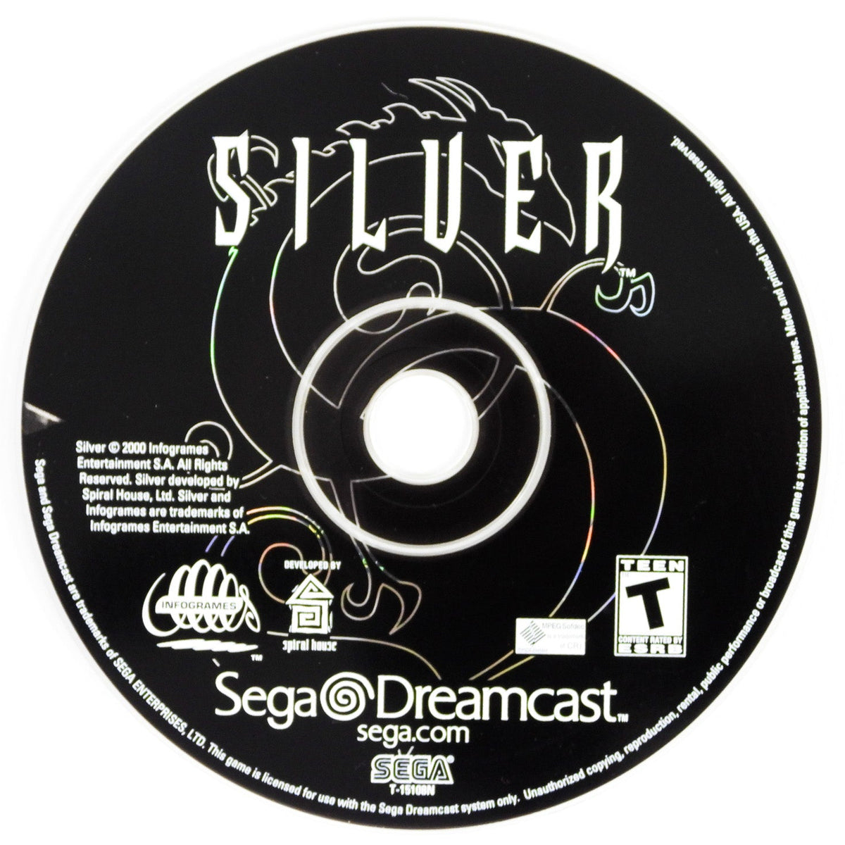 Silver – Sega Dreamcast | Version complète PAL Silver – Sega Dreamcast | Version complète PAL