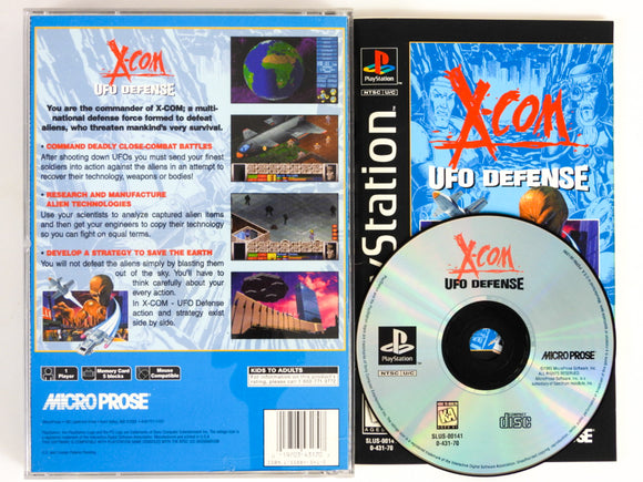 X-COM UFO Defense [Long Box] (Playstation / PS1)