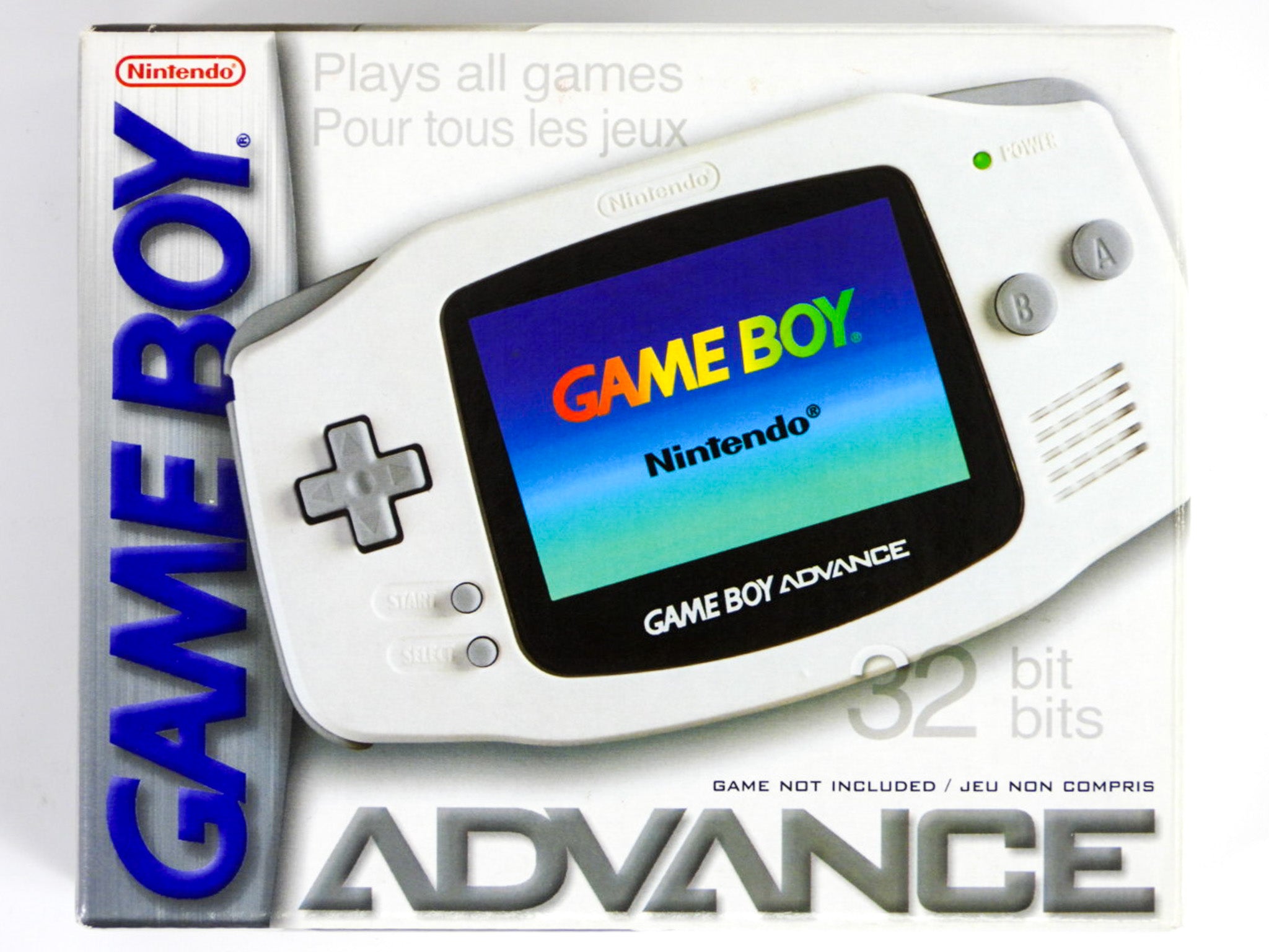 White Game Boy Advance System [AGB-001] (Game Boy Advance / GBA