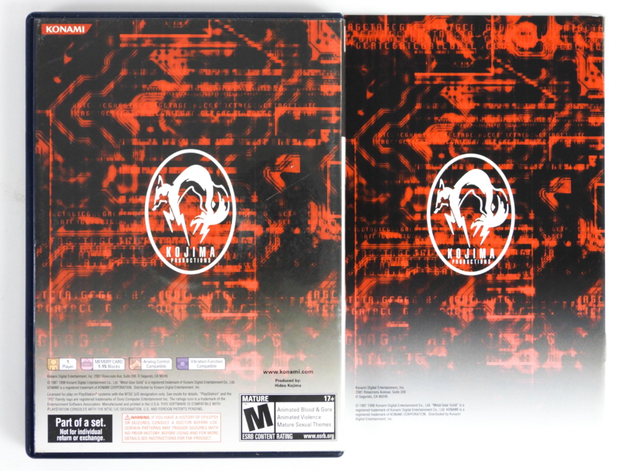 Metal Gear Solid: Special Missions (Sony PlayStation 1, 1999) | Achetez sur Metal Gear Solid: Special Missions (Sony PlayStation 1, 1999) | Achetez sur