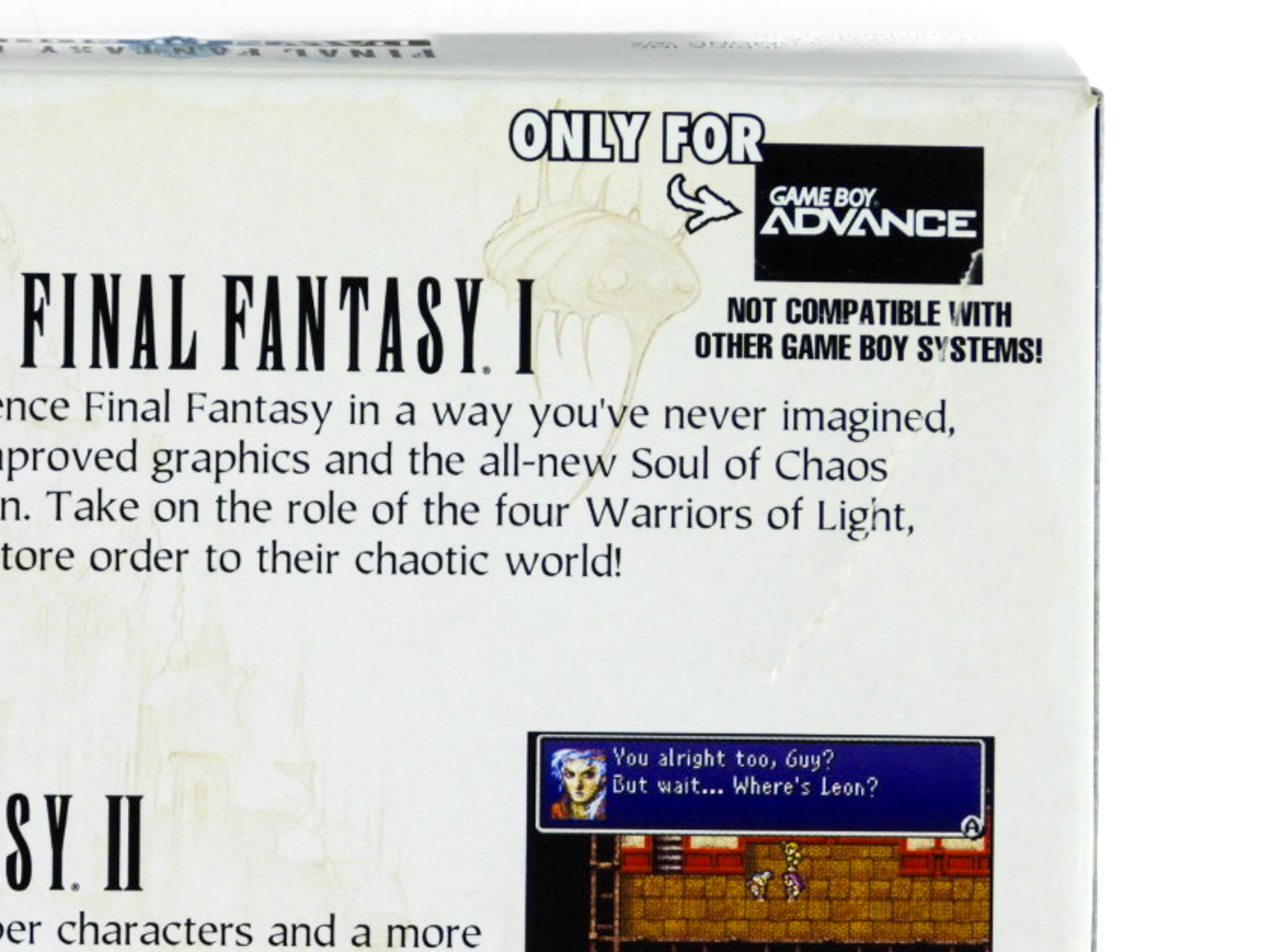 Nintendo Gameboy Advance Final Fantasy buying 1 2 Dawn of Souls Strategy Guide W/POSTER