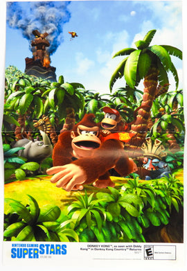 Donkey Kong Country Returns And Luigi's Mansion 2 [Nintendo Power] [Poster] (Nintendo Wii)