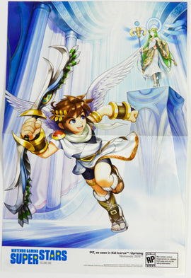 Kid Icarus Uprising And Zelda: Ocarina of Time 3D [Nintendo Power] [Poster] (Nintendo 3DS)