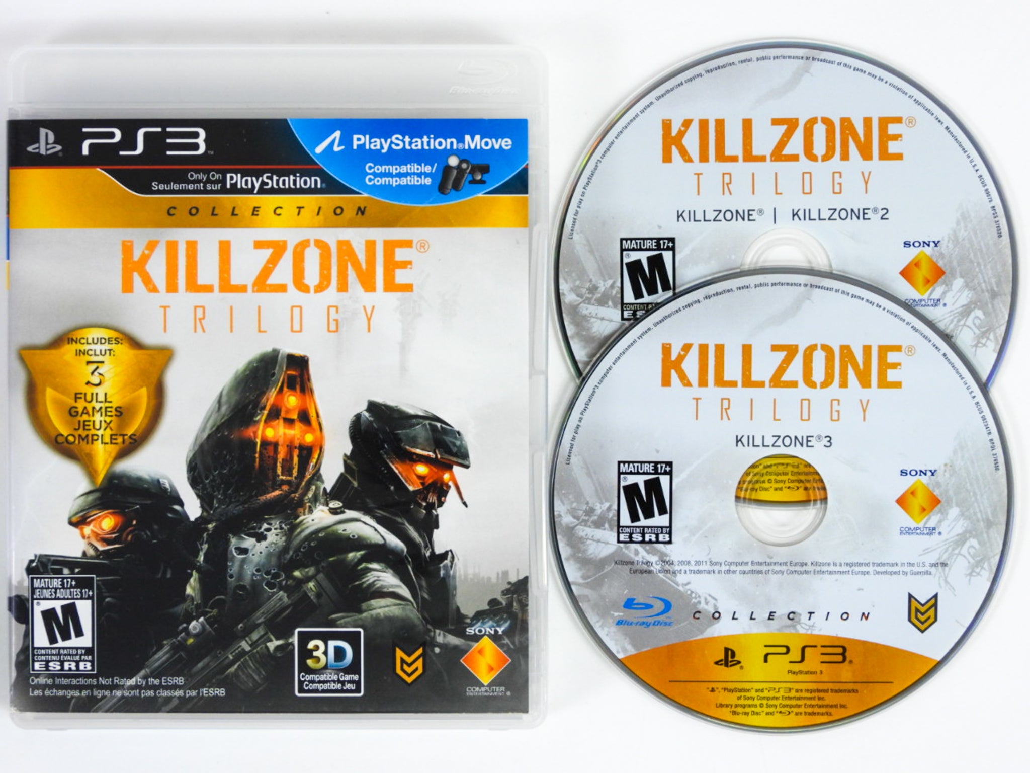 Killzone Trilogy on sale Collection For Playstation 3