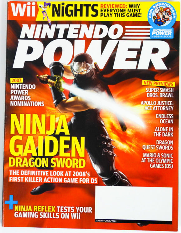 Ninja Gaiden: Dragon Sword [Volume 224] [Nintendo Power] (Magazines)