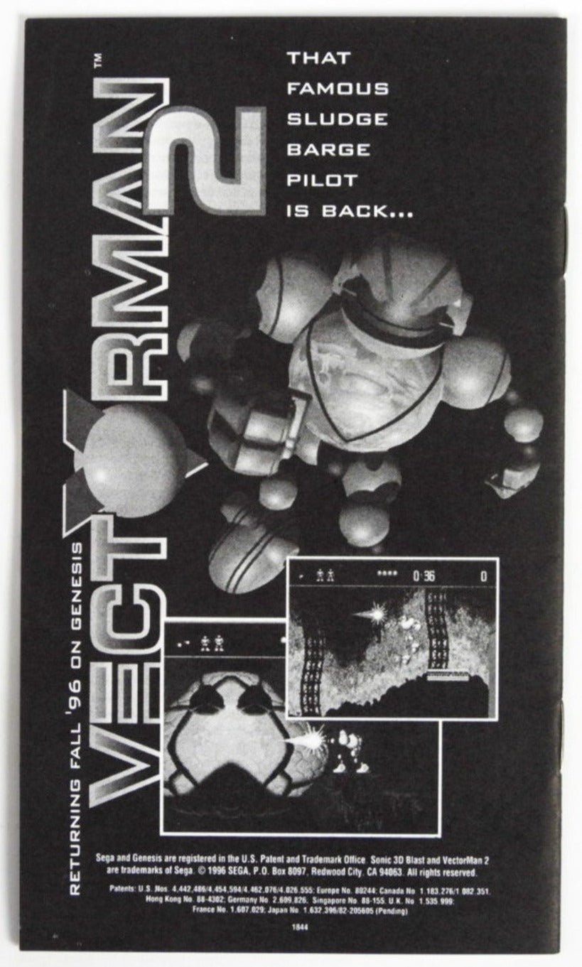 Sonic 3D Blast [Manual] (Sega Genesis) – Retro MTL