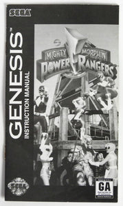 Mighty Morphin Power Rangers [Manual] (Sega Genesis)