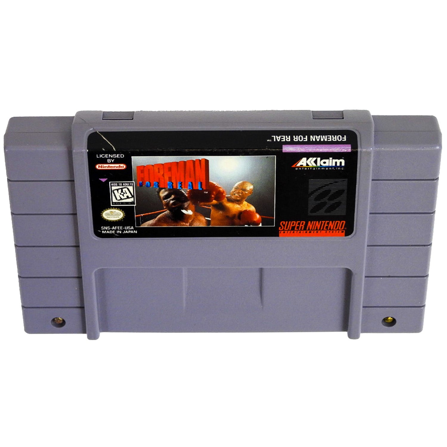 Foreman for Real (Super Nintendo / SNES)