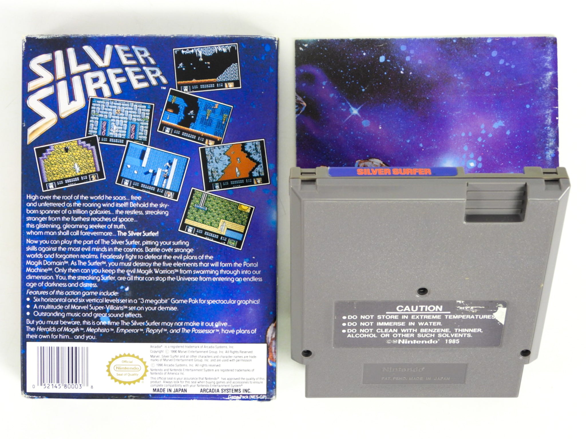 Codemasters Silver Nes Silver Surfer (Nintendo / NES) – Retro MTL
