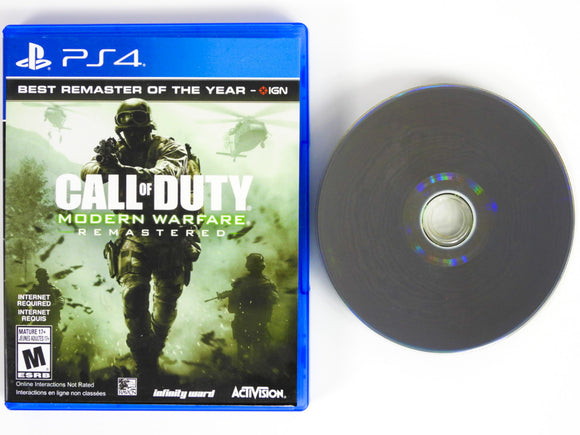 Ps4 Remastered Cod Call Of Duty: Modern Warfare Remastered (PlayStation 4 / PS4) – Retro MTL