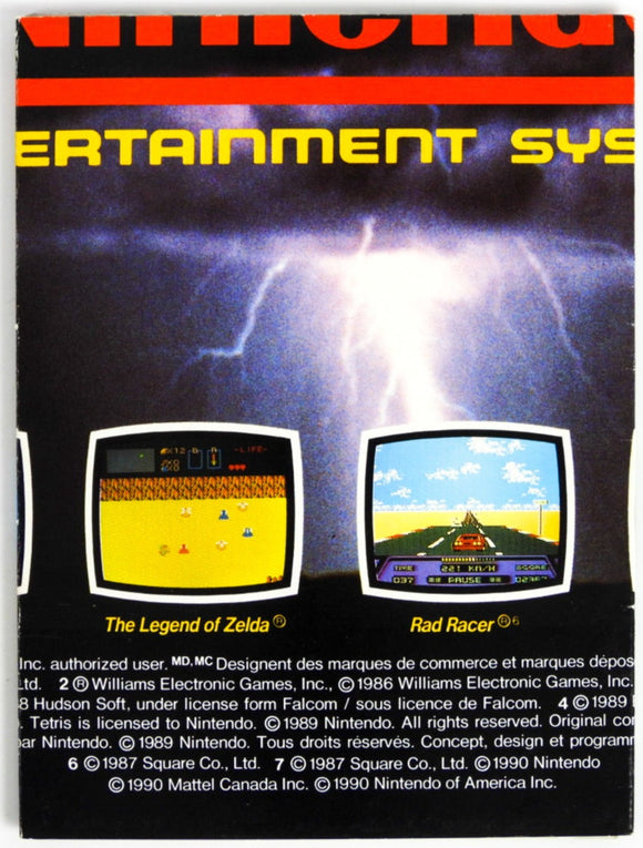 Now You're Playing With Power 1990 [CAN Version] [Poster] (Nintendo / NES)