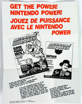 Now You're Playing With Super Power 1992 [CAN Version] [Poster] (Super Nintendo / SNES)