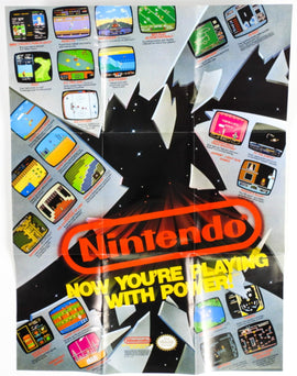 Now You're Playing With Power 1988 [Poster] (Nintendo / NES)