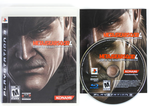 Metal Gear Solid 4: Guns Of The Patriots Sur PS3 - Version PAL Française - Bon état
