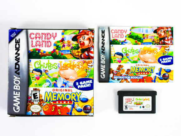 Candy Land/Chutes And Ladders/Memory (Game Boy Advance / GBA)
