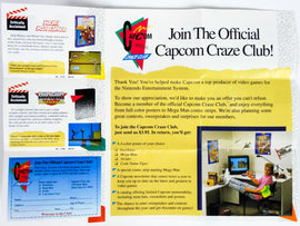 Capcom Official Craze Club [Poster] (Nintendo / NES)