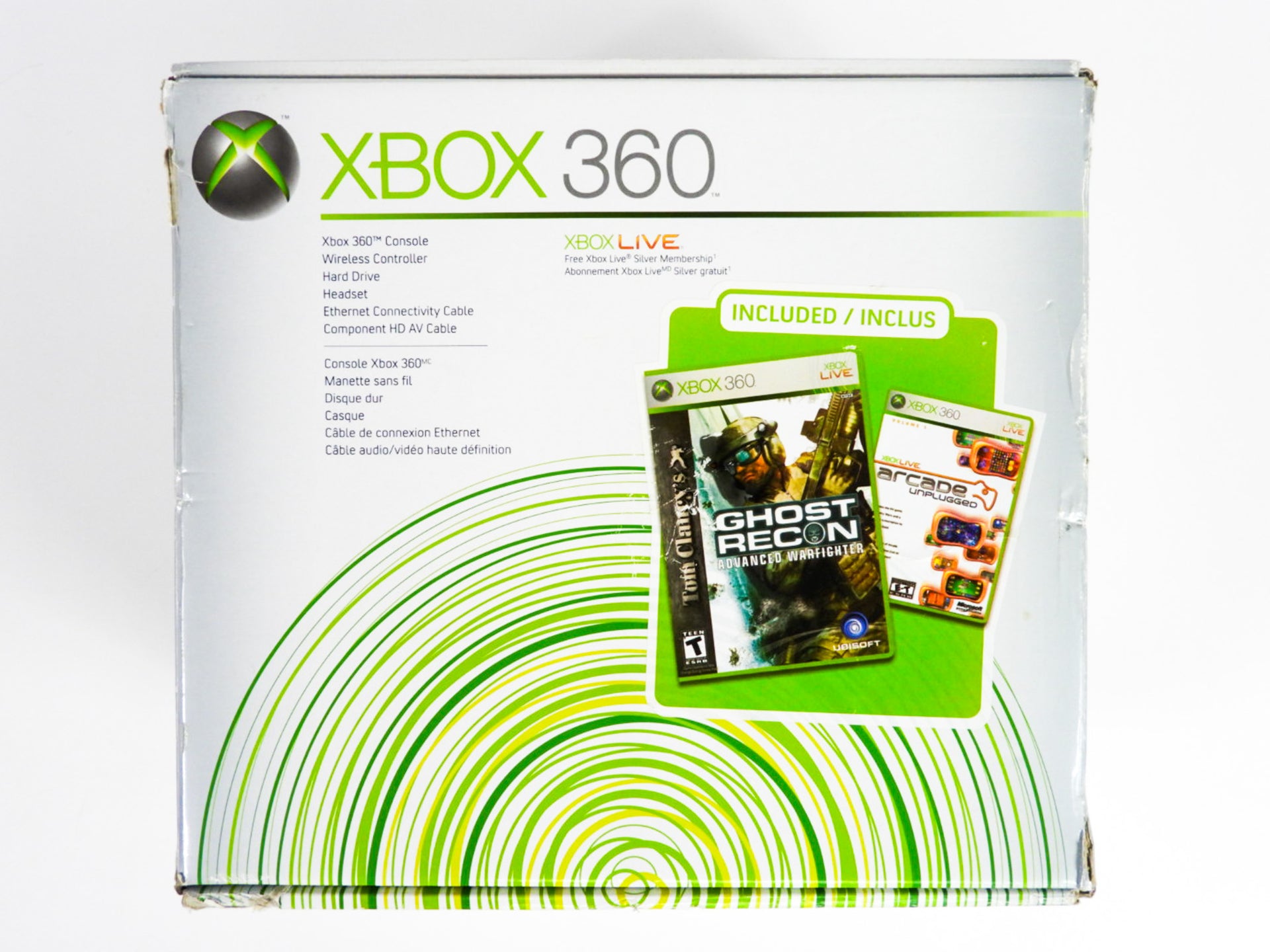 Xbox 360 System 20 GB White
