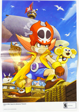 Zack and Wiki Quest for Barbaros Treasure And Final Fantasy IV [Nintendo Power] [Poster] (Nintendo Wii)