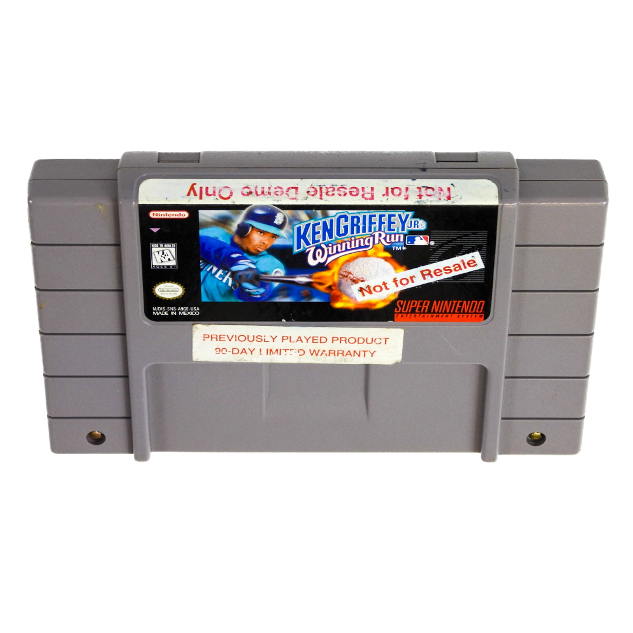Ken Griffey Jr Winning Run Snes Ken Griffey Jr Baseball Super