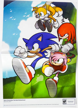 Sonic Chronicles The Dark Brotherhood [Nintendo Power] [Poster] (Nintendo DS)