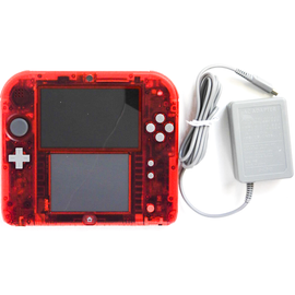 Nintendo 2DS System Transparent Red