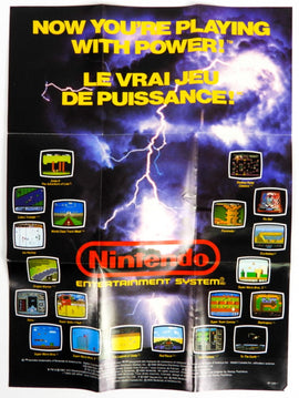 Now You're Playing With Power 1990 [CAN Version] [Poster] (Nintendo / NES)