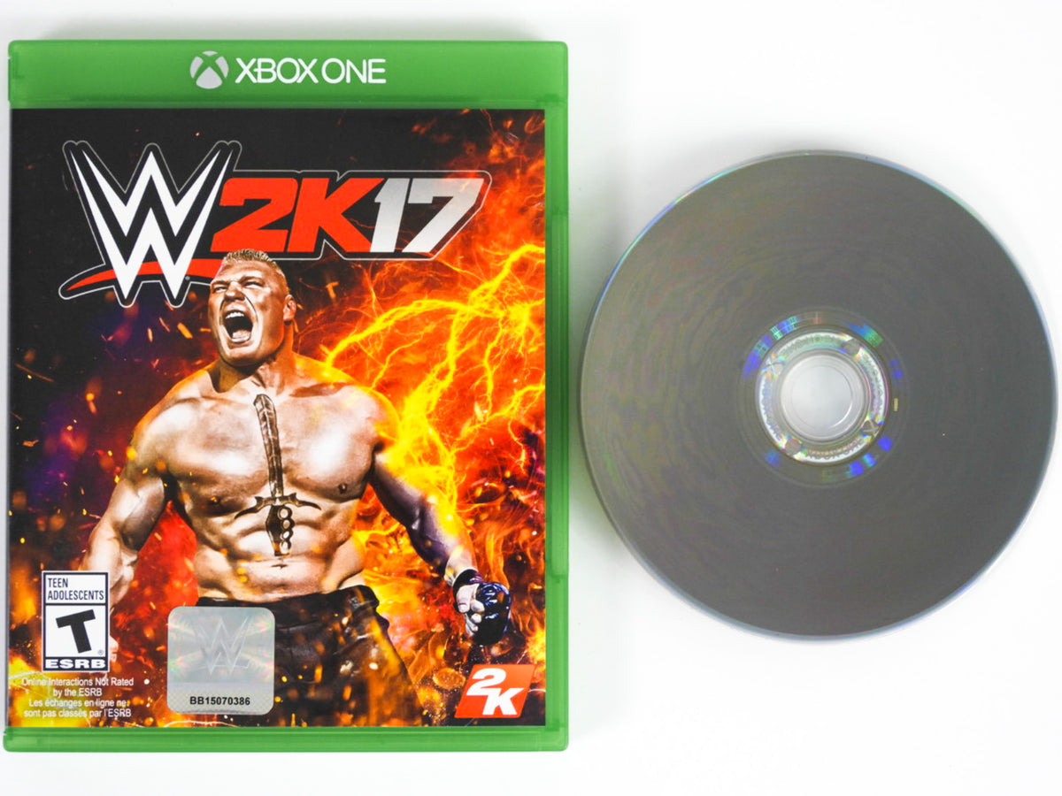 Jeu WWE 2k17 Pour Xbox One – Occasion Avec Notice, Bon état, Prêt à Combattre !