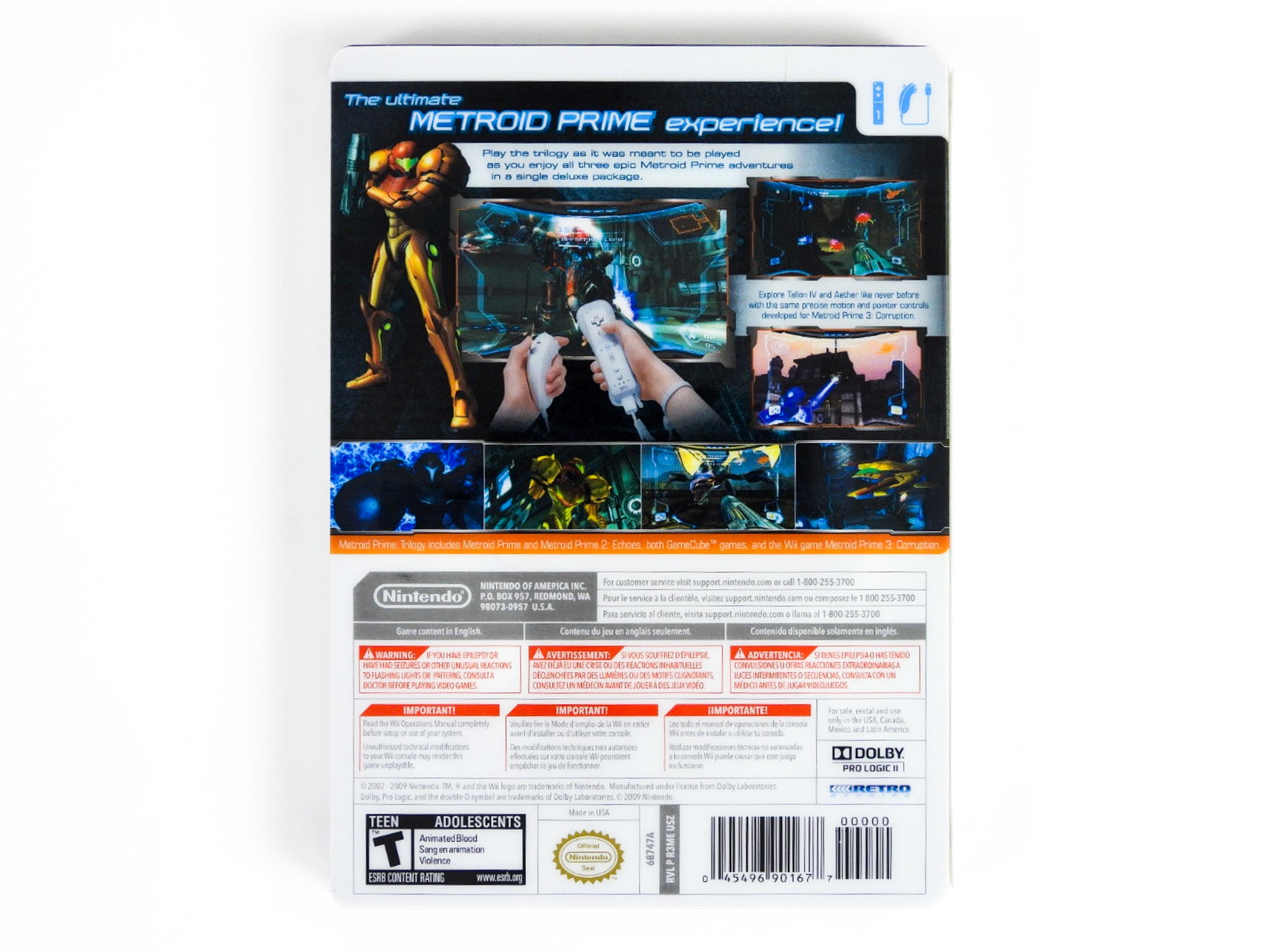 Metroid Prime Trilogy: outlets Collector's Edition Steelbook