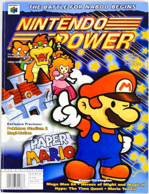 Paper Mario [Volume 141] [Nintendo Power] (Magazines)