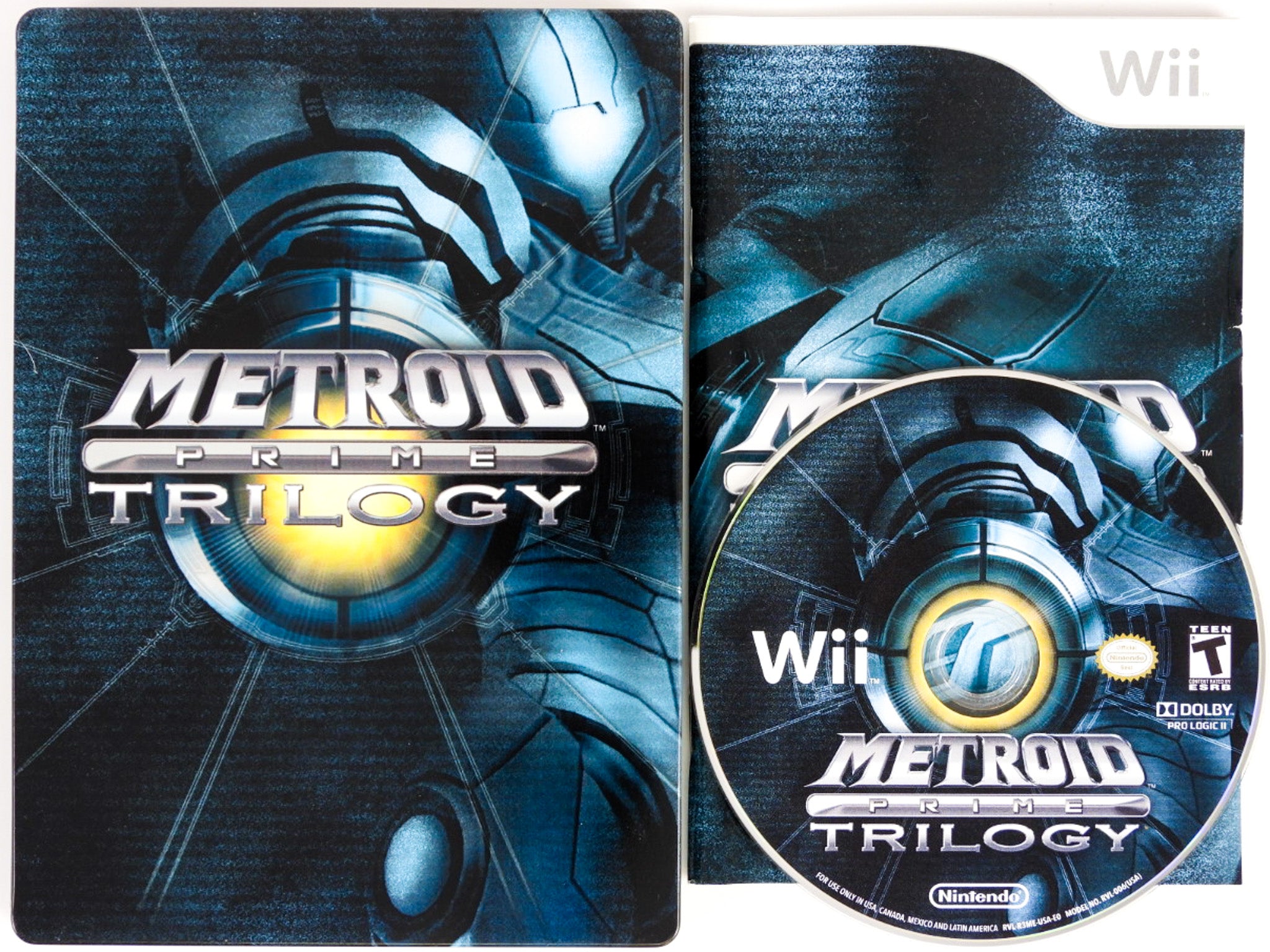 Metroid Prime Trilogy Collector's Edition Steelbook for sold Nintendo Wii