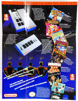 NES Four Score And NES Satellite [Poster] (Nintendo / NES)