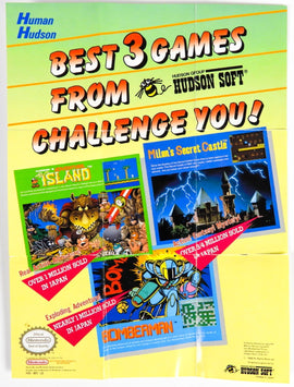 Hudson Soft [Poster] (Nintendo / NES)