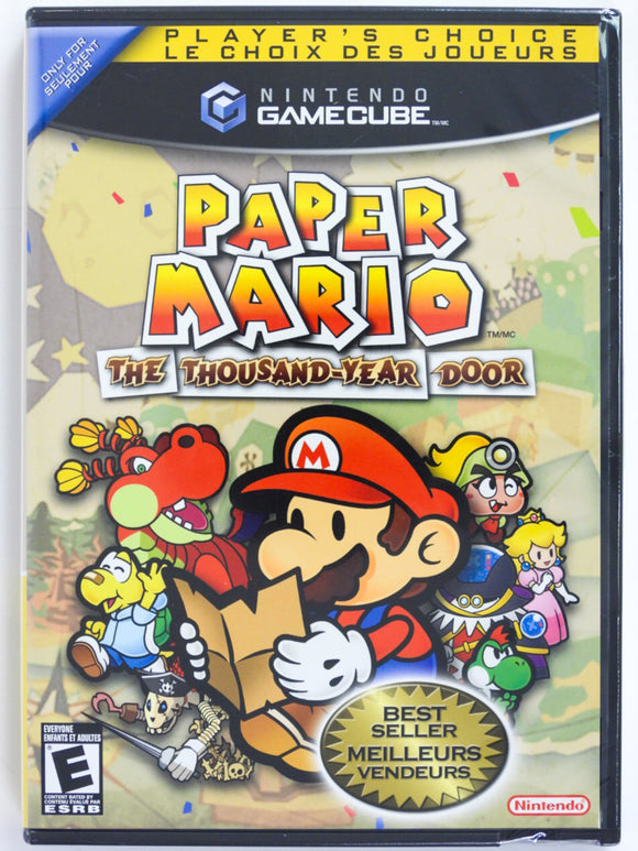 Paper Mario Thousand Year Door [Player's Choice & Best Seller] (Nintendo Gamecube)