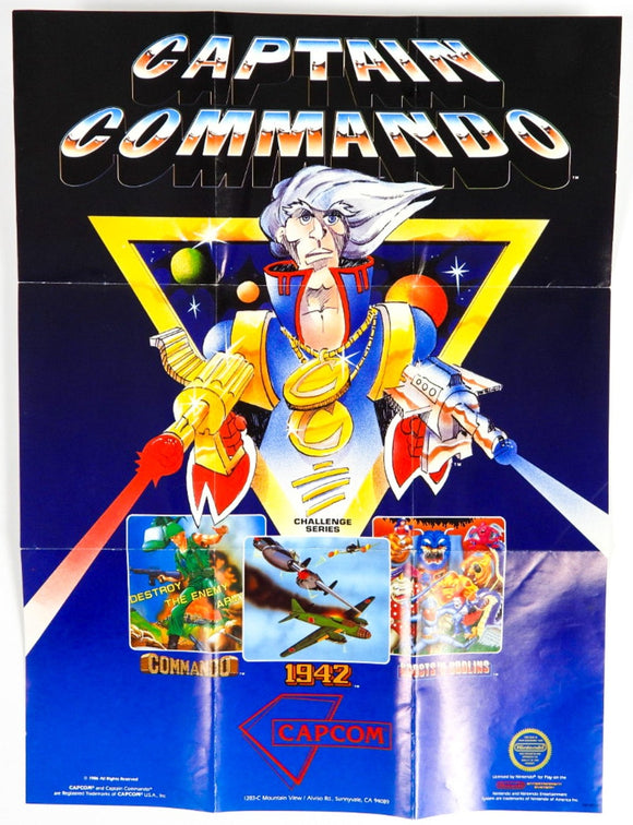 Captain Commando Capcom [Poster] (Nintendo / NES) – Retro MTL