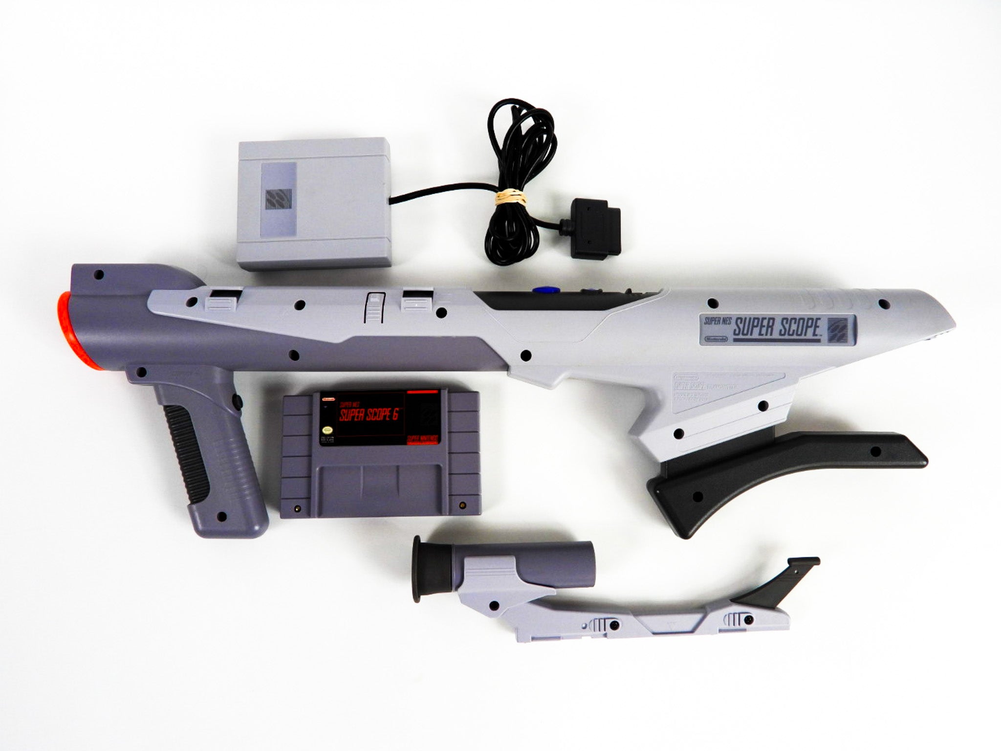 Nintendo Super Scope 6 Gun Bundle high quality With 3 Games