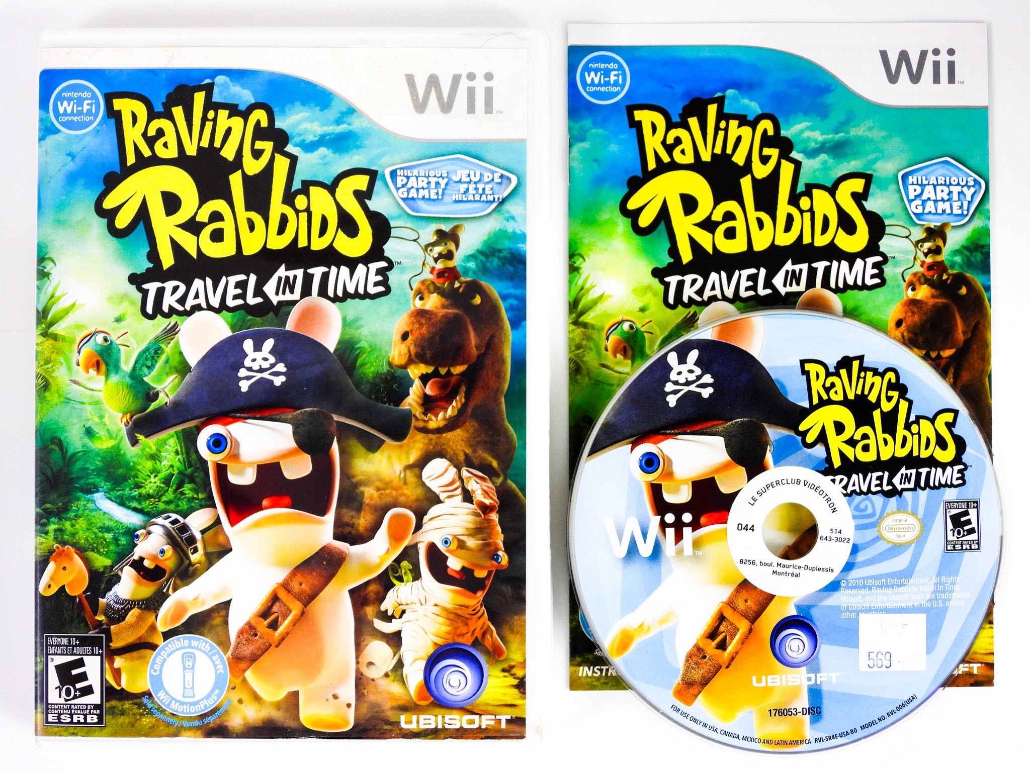 Raving Rabbids: Travel In Time (Nintendo Wii) – Retro MTL