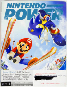 Mario & Sonic At The Olympic Winter Games [Volume 247] [Subscriber] [Nintendo Power] (Magazines)