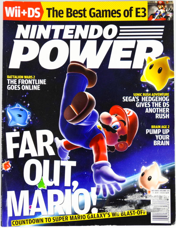 Super Mario Galaxy [Volume 220] [Nintendo Power] (Magazines)