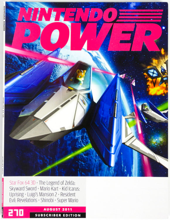 Star Fox 64 3D [Volume 270] [Subscriber] [Nintendo Power] (Magazines)