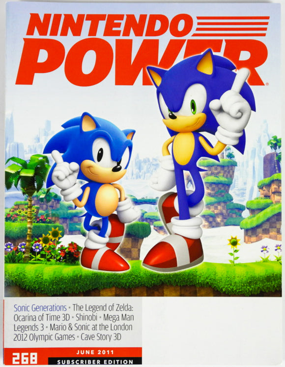 Sonic Generations [Volume 268] [Subscriber] [Nintendo Power] (Magazines)