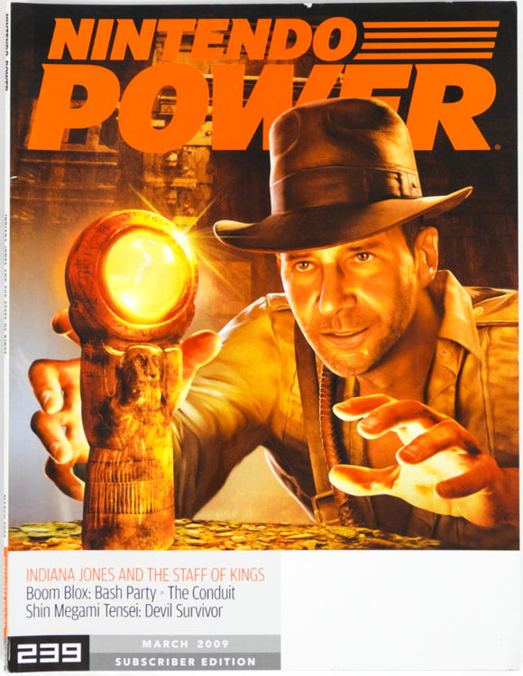 Indiana Jones & The Staff Of Kings [Volume 239] [Subscriber] [Nintendo Power] (Magazines)